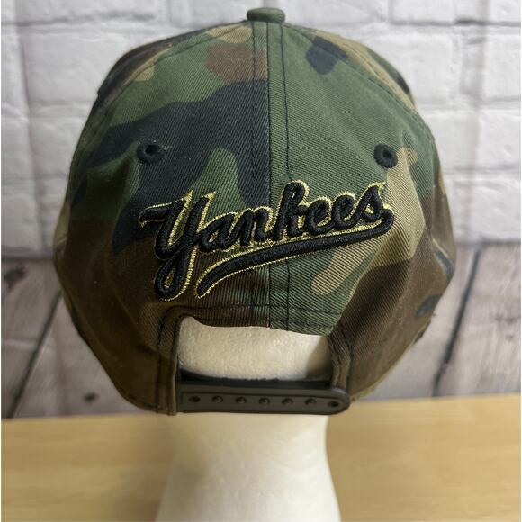 MLB New Era Camouflaged New York Yankees Anniversary Snapback Cap Adjustable - Picture 5 of 13